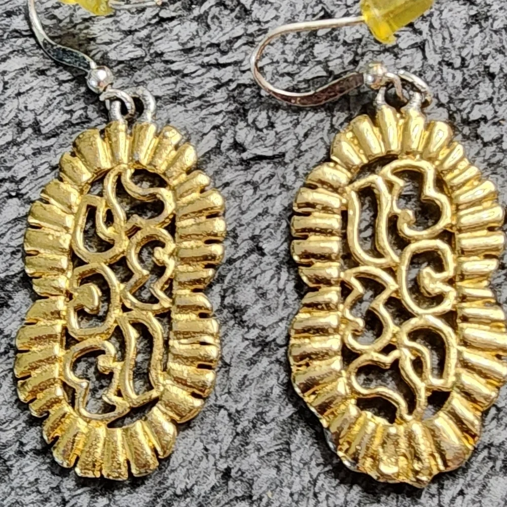 Goldtone Dangle Earrings